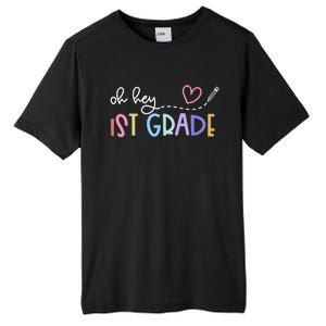 Back To School Oh Hey 1st Grade Teachers Women Student Tall Fusion ChromaSoft Performance T-Shirt