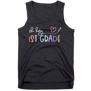 Back To School Oh Hey 1st Grade Teachers Women Student Tank Top