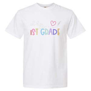 Back To School Oh Hey 1st Grade Teachers Women Student Garment-Dyed Heavyweight T-Shirt