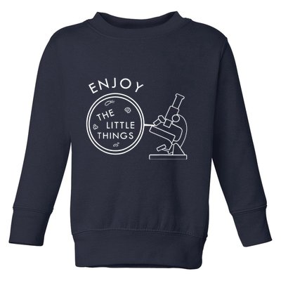 Biology Teacher Student Microscope Gift Biology Toddler Sweatshirt