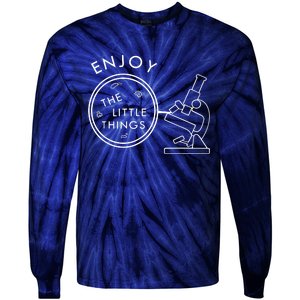 Biology Teacher Student Microscope Gift Biology Tie-Dye Long Sleeve Shirt