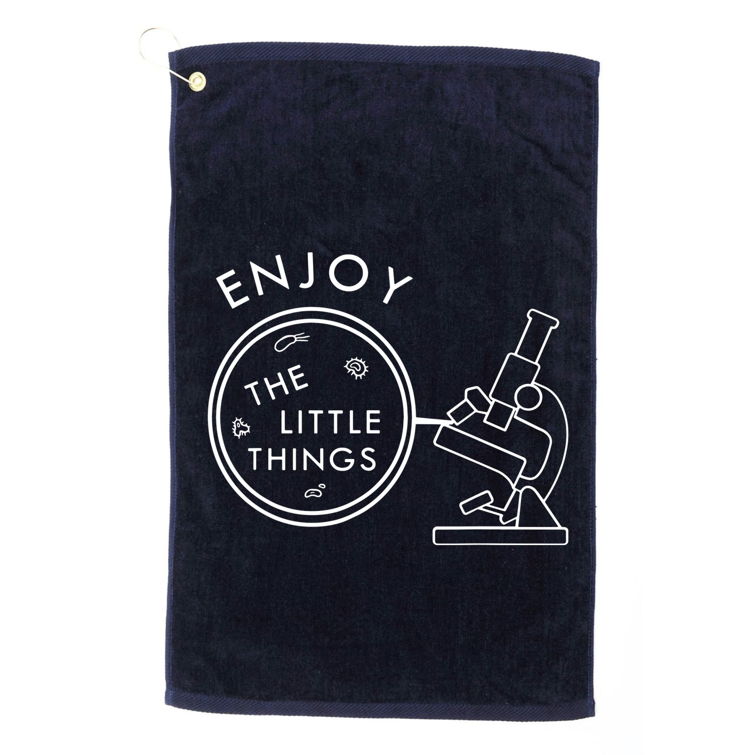Biology Teacher Student Microscope Gift Biology Golf Towel