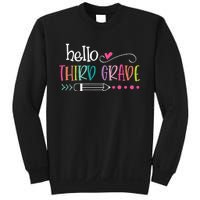 Back To School Hello Third 3rd Grade Sweatshirt