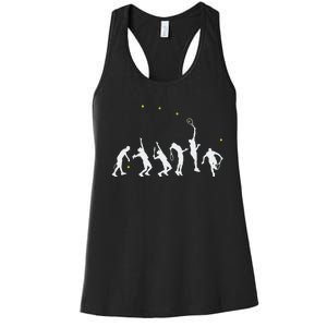 Big Tennis Serve Tennis Silhouette Big Serve Women's Racerback Tank