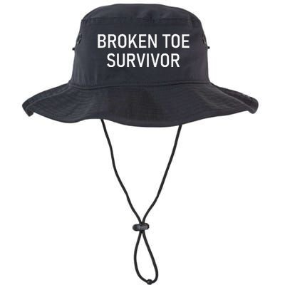 Broken Toe Survivor Funny Jokes Sarcastic Legacy Cool Fit Booney Bucket Hat