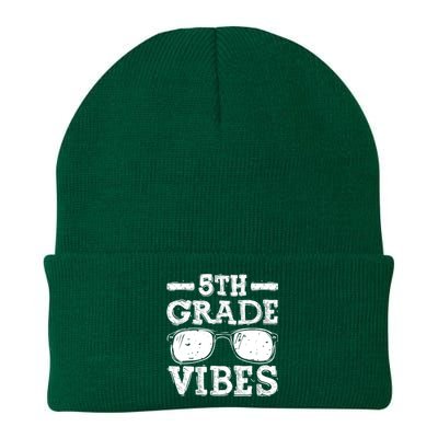 Back To School 5th Grade Vibes, First Day Teacher Knit Cap Winter Beanie