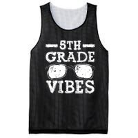 Back To School 5th Grade Vibes, First Day Teacher Mesh Reversible Basketball Jersey Tank