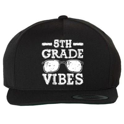 Back To School 5th Grade Vibes, First Day Teacher Wool Snapback Cap