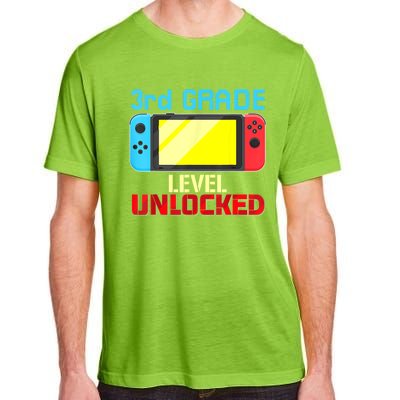 Back To School Video Gamer 3rd Grade Level Unlocked Boy Kids Adult ChromaSoft Performance T-Shirt