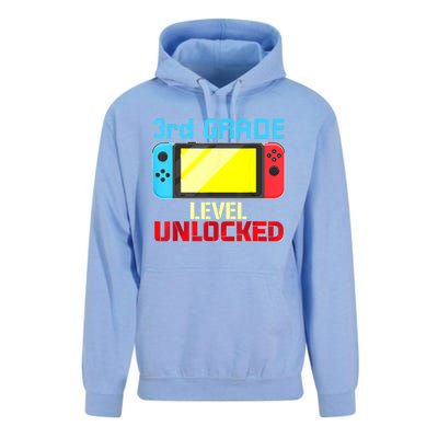 Back To School Video Gamer 3rd Grade Level Unlocked Boy Kids Unisex Surf Hoodie