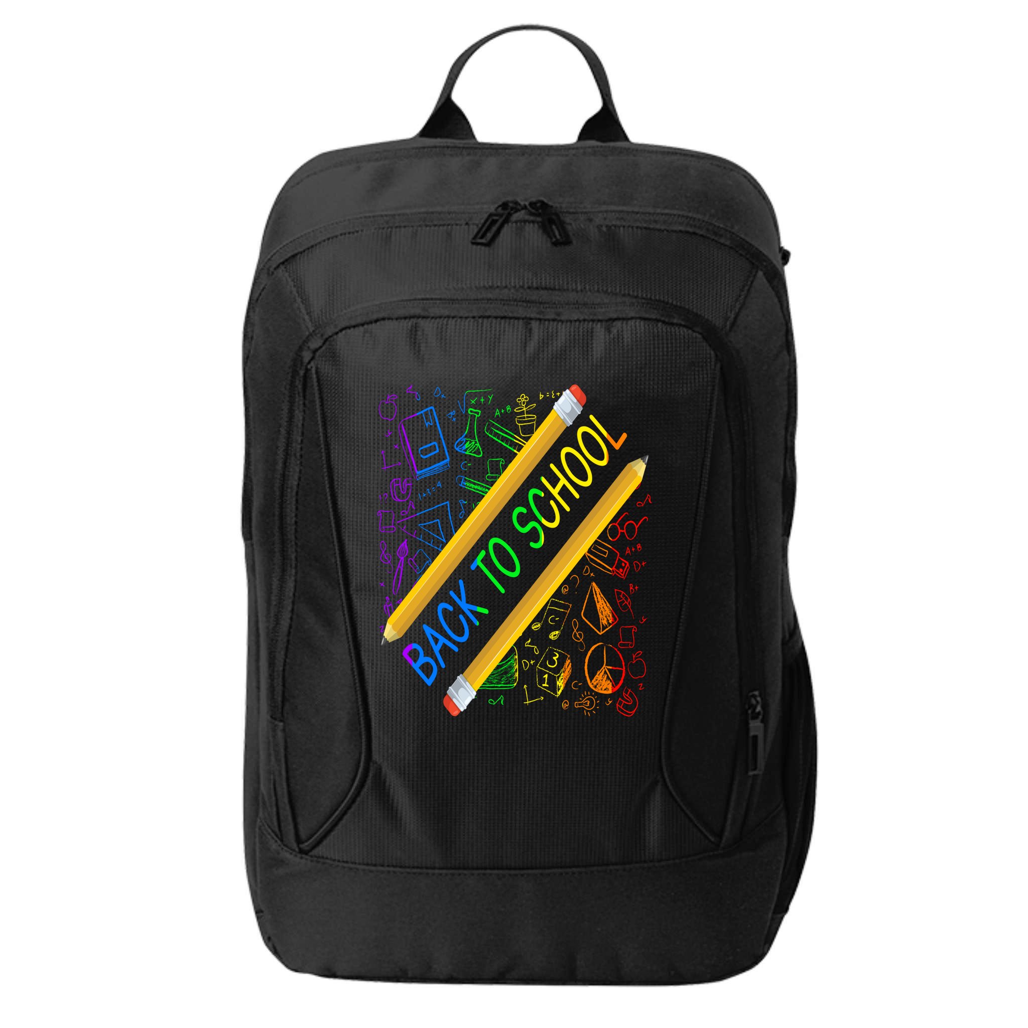 Back To School Happy First Day Of School Teachers Gift City Backpack