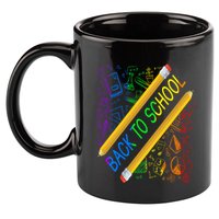 Back To School Happy First Day Of School Teachers Gift 11oz C Handle Ceramic Mug