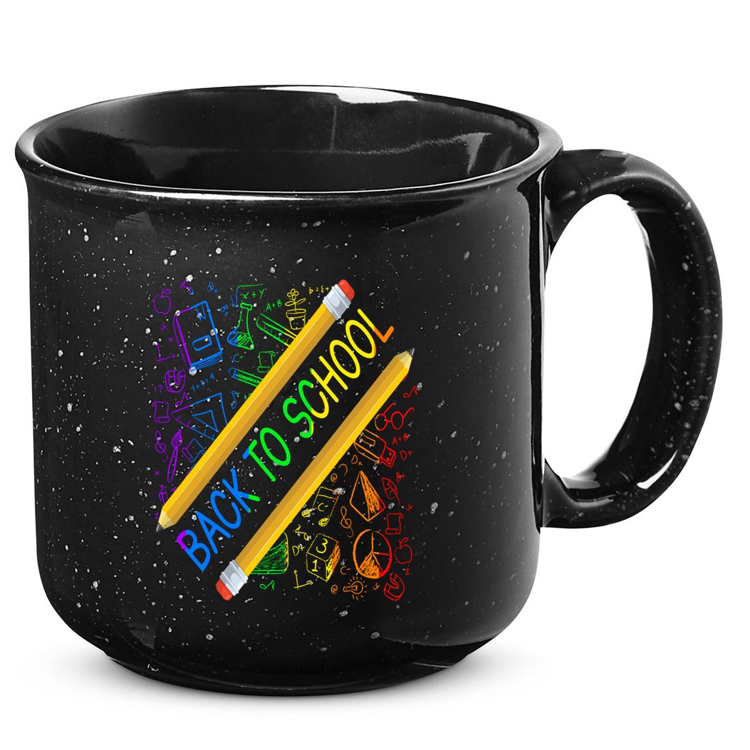 Back To School Happy First Day Of School Teachers Gift 15oz Campfire Ceramic Mug