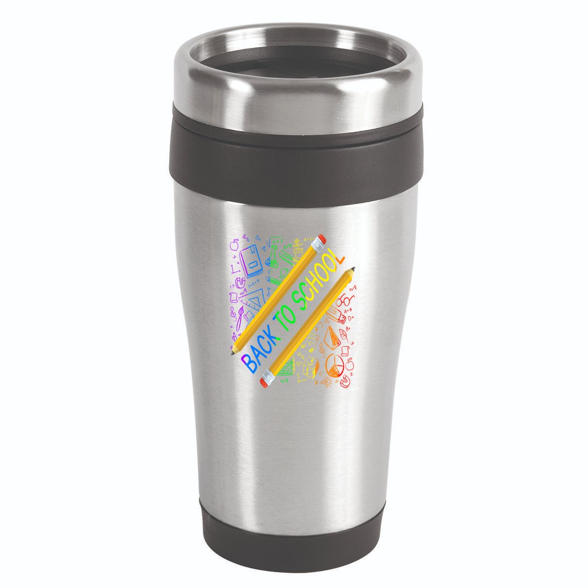 Back To School Happy First Day Of School Teachers Gift 16oz Travel Tumbler