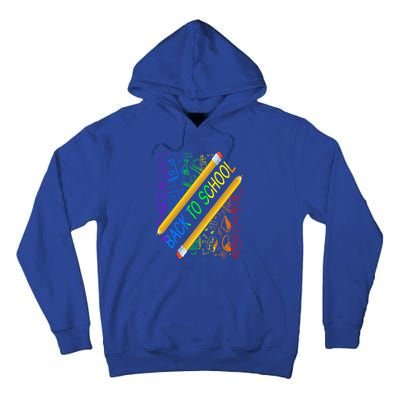 Back To School Happy First Day Of School Teachers Gift Tall Hoodie