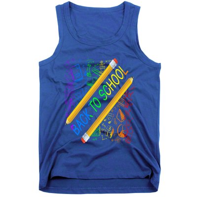 Back To School Happy First Day Of School Teachers Gift Tank Top