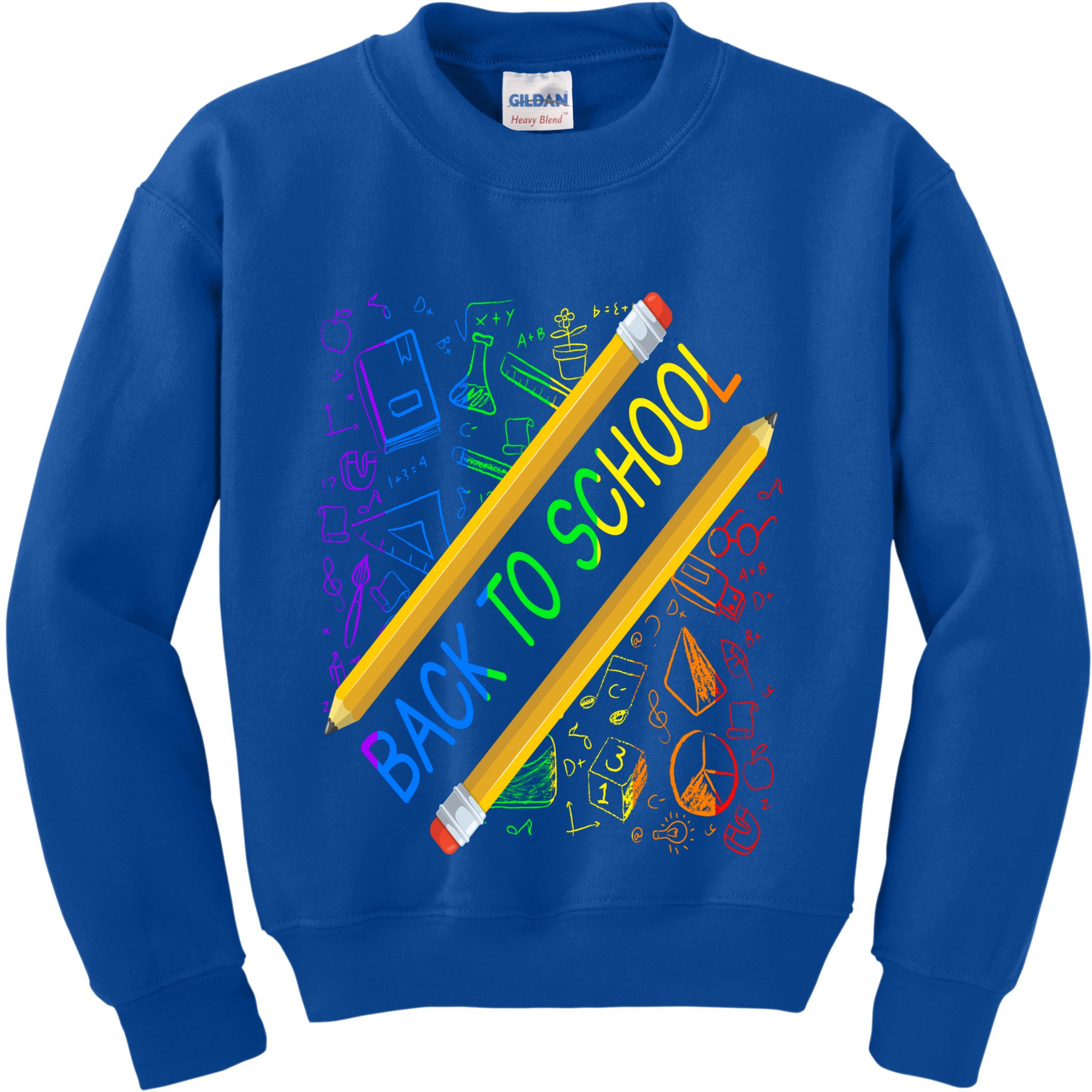 Back To School Happy First Day Of School Teachers Gift Kids Sweatshirt