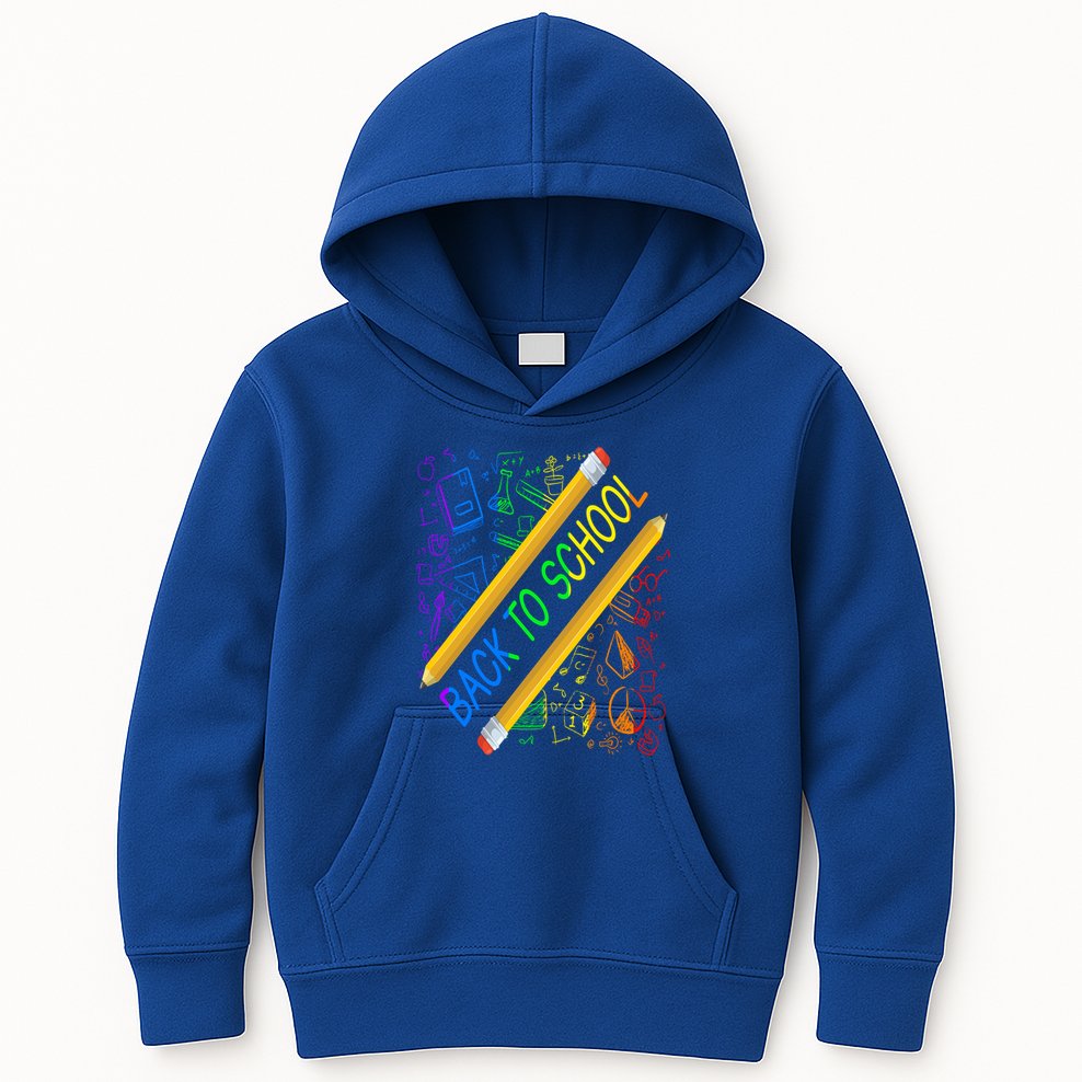 Back To School Happy First Day Of School Teachers Gift Kids Hoodie
