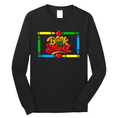 Back To School Funny Long Sleeve Shirt