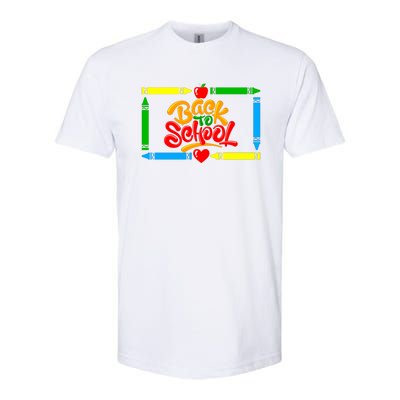 Back To School Funny Softstyle® CVC T-Shirt