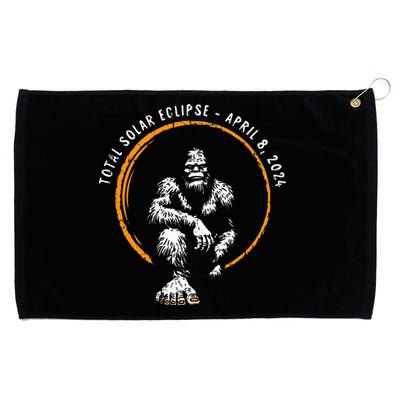 Bigfoot Total Solar Eclipse April 8 2024 Totality Grommeted Golf Towel