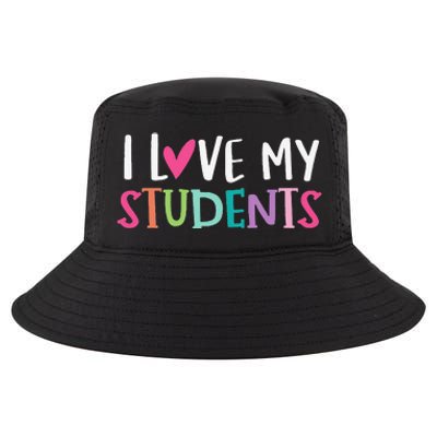 Back To School I Love My Students Teachers Women Cool Comfort Performance Bucket Hat