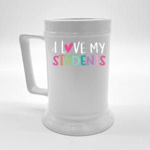 Back To School I Love My Students Teachers Women Beer Stein