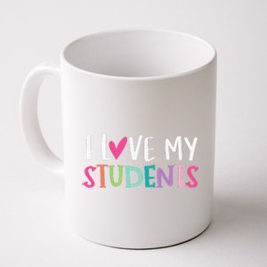 Back To School I Love My Students Teachers Women Coffee Mug