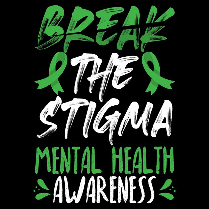 Break The Stigma Green Mental Health Awareness Cooling Performance Crew T-Shirt