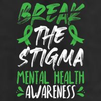 Break The Stigma Green Mental Health Awareness Adult Drive Performance Visor