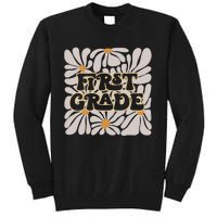 Back To School First Grade Tall Sweatshirt