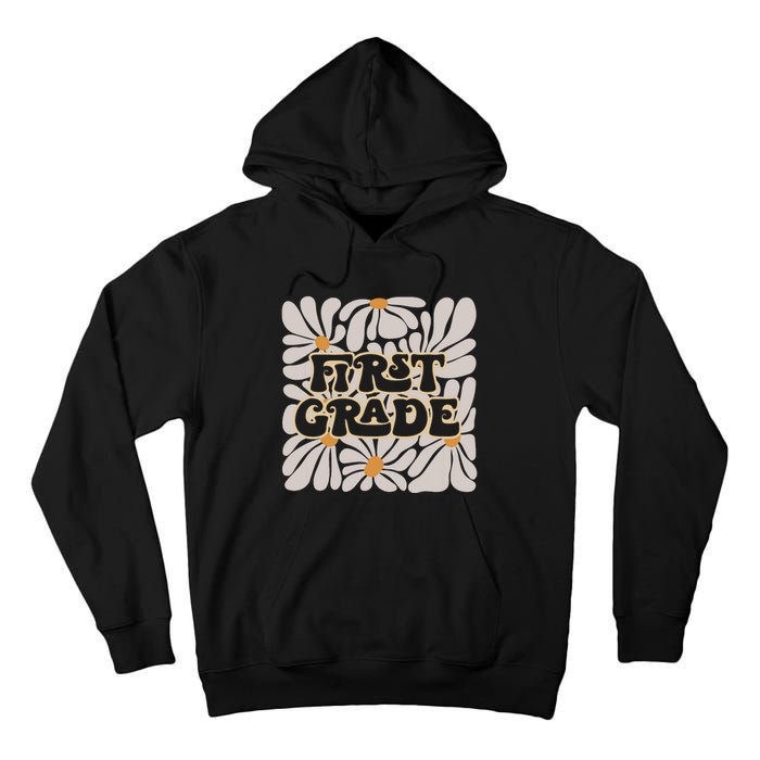 Back To School First Grade Tall Hoodie