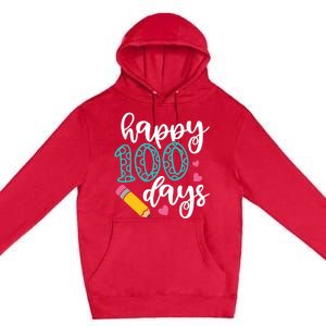 Back To School 100 Days Of School Premium Pullover Hoodie