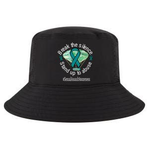 Break The Silence Sexual Assault Awareness Watercolor Gift Cool Comfort Performance Bucket Hat