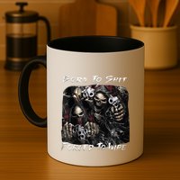 Born To Shit Forced To Wipe Funny Meme Mug