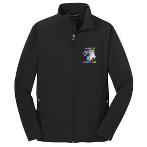 Back To School Im Ready To Crush PreK Unicorn Core Soft Shell Jacket