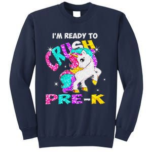 Back To School Im Ready To Crush PreK Unicorn Sweatshirt