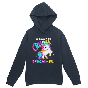 Back To School Im Ready To Crush PreK Unicorn Urban Pullover Hoodie