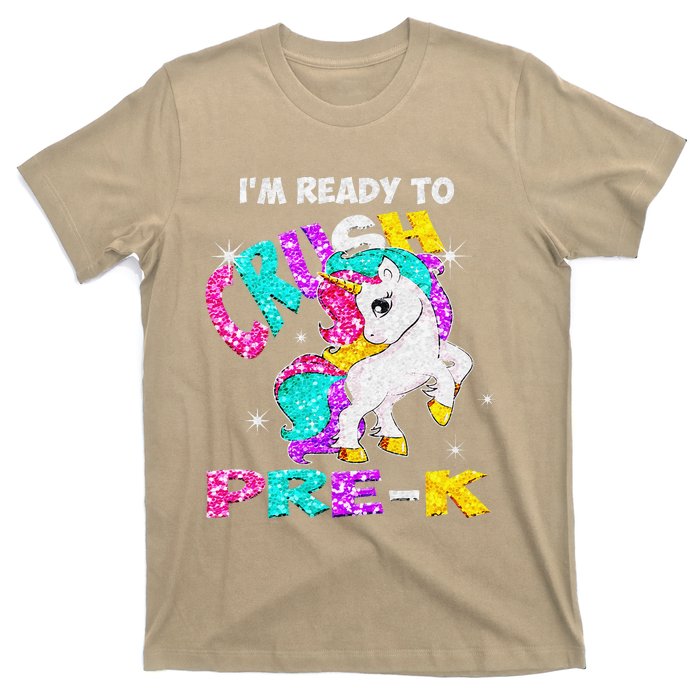 Back To School Im Ready To Crush PreK Unicorn T-Shirt