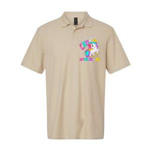 Back To School Im Ready To Crush PreK Unicorn Softstyle Adult Sport Polo