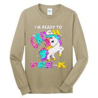 Back To School Im Ready To Crush PreK Unicorn Tall Long Sleeve T-Shirt