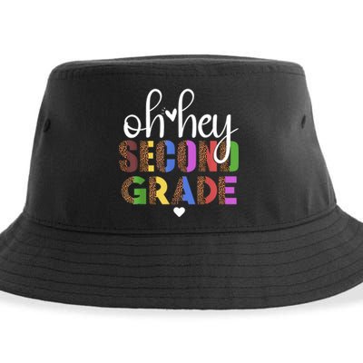 Back To School Students Teacher Oh Hey 2nd Second Grade Sustainable Bucket Hat