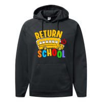 Back To School Return School Performance Fleece Hoodie