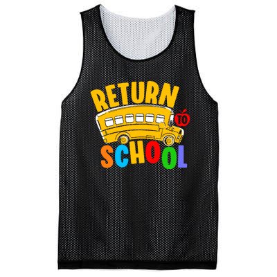 Back To School Return School Mesh Reversible Basketball Jersey Tank