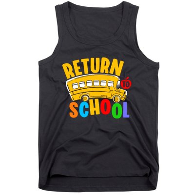 Back To School Return School Tank Top