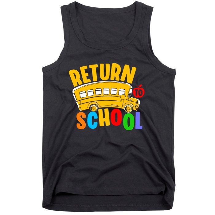 Back To School Return School Tank Top