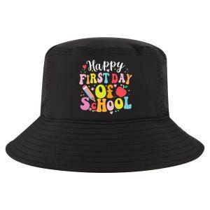 Back To School Teacher Student Happy First Day Of School Cool Comfort Performance Bucket Hat