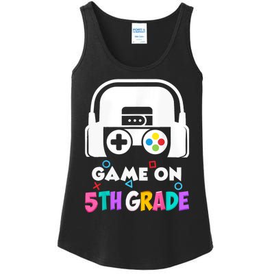 Back To School Game On 5th Grade Funny Gamer Ladies Essential Tank