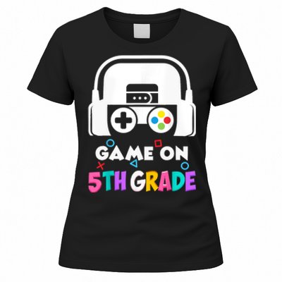 Back To School Game On 5th Grade Funny Gamer Women's T-Shirt