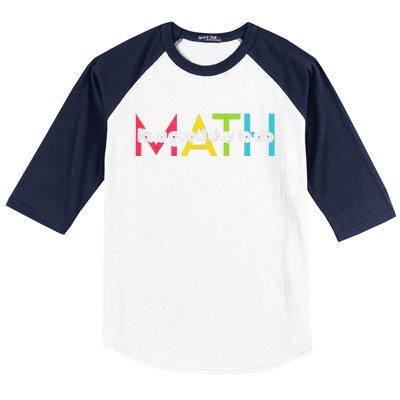 Back To School Its A Good Day To Do Math Teachers Women Funny Baseball Sleeve Shirt